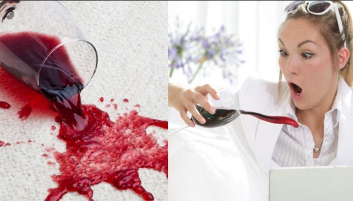 Cómo quitar las manchas de vino